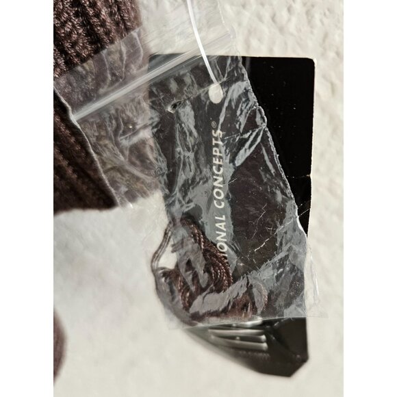 INC International Concepts NWT Size XL Open Shawl Collar Sweater Classic Brown - Picture 7 of 7